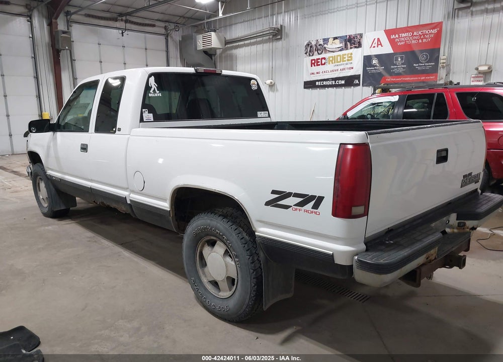 1998 CHEVROLET K1500 FLEETSIDE VIN: 2GCEK19R2W1100363
