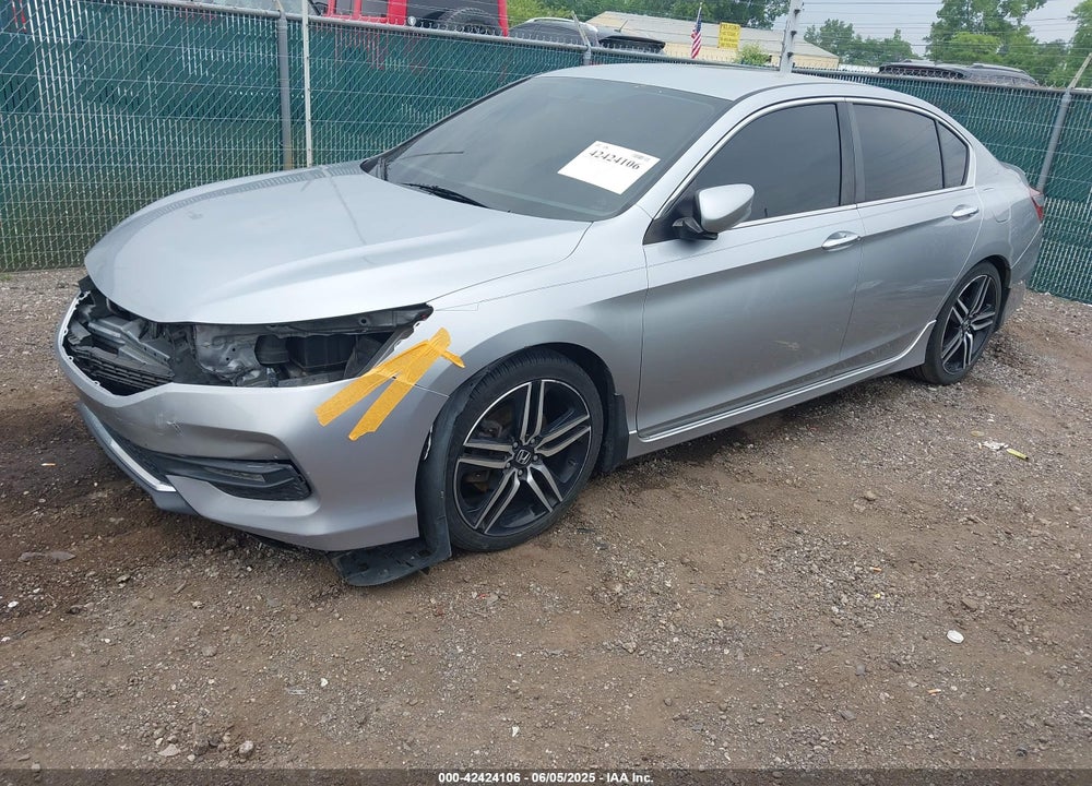2017 HONDA ACCORD SPORT VIN: 1HGCR2F52HA064887