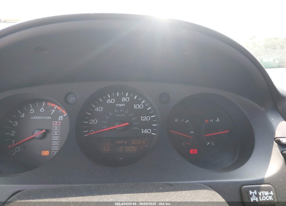 2003 ACURA MDX VIN: 2HNYD18263H544080