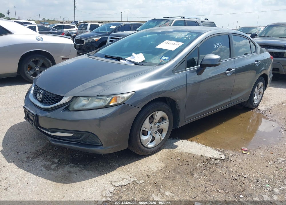 2013 HONDA CIVIC LX VIN: 2HGFB2F51DH301902