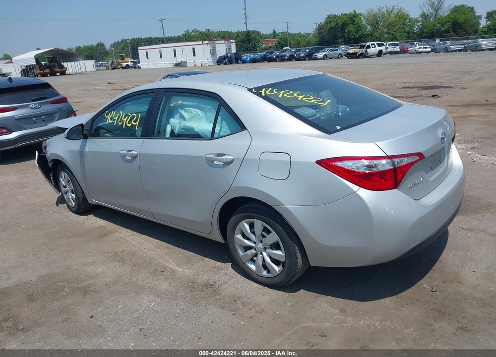 2016 TOYOTA COROLLA VIN: 5YFBURHE9GP414816