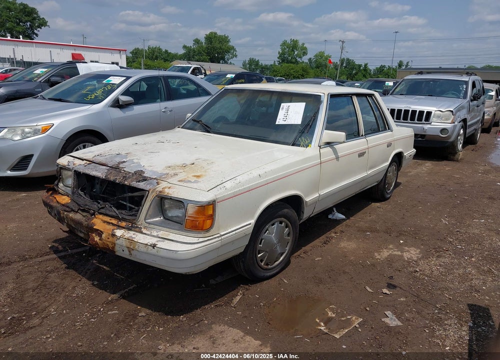 1986 DODGE ARIES SE VIN: 1B3BD36D7GC101975