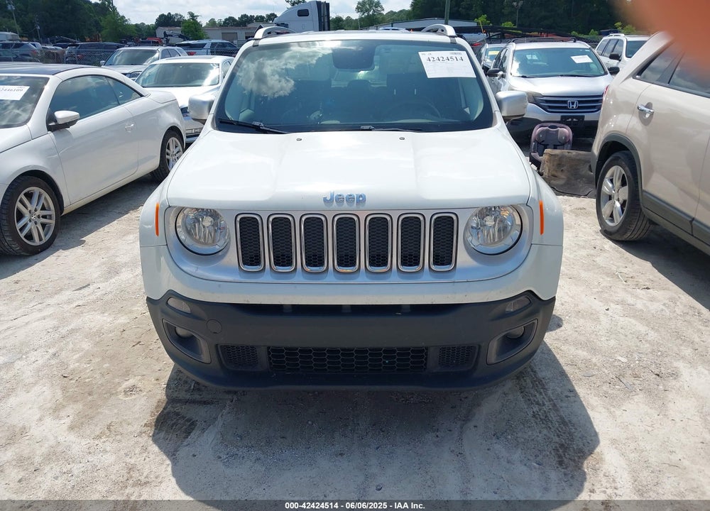 2016 JEEP RENEGADE LIMITED VIN: ZACCJADT5GPC65781