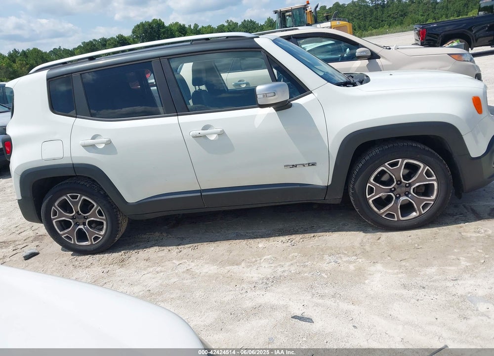 2016 JEEP RENEGADE LIMITED VIN: ZACCJADT5GPC65781