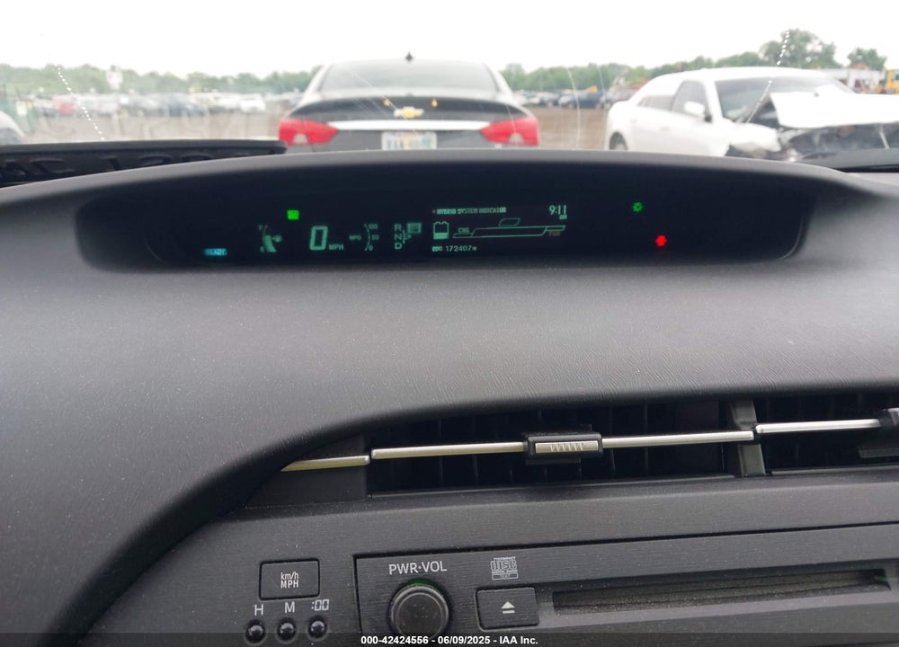 2011 TOYOTA PRIUS TWO VIN: JTDKN3DU7B5362261