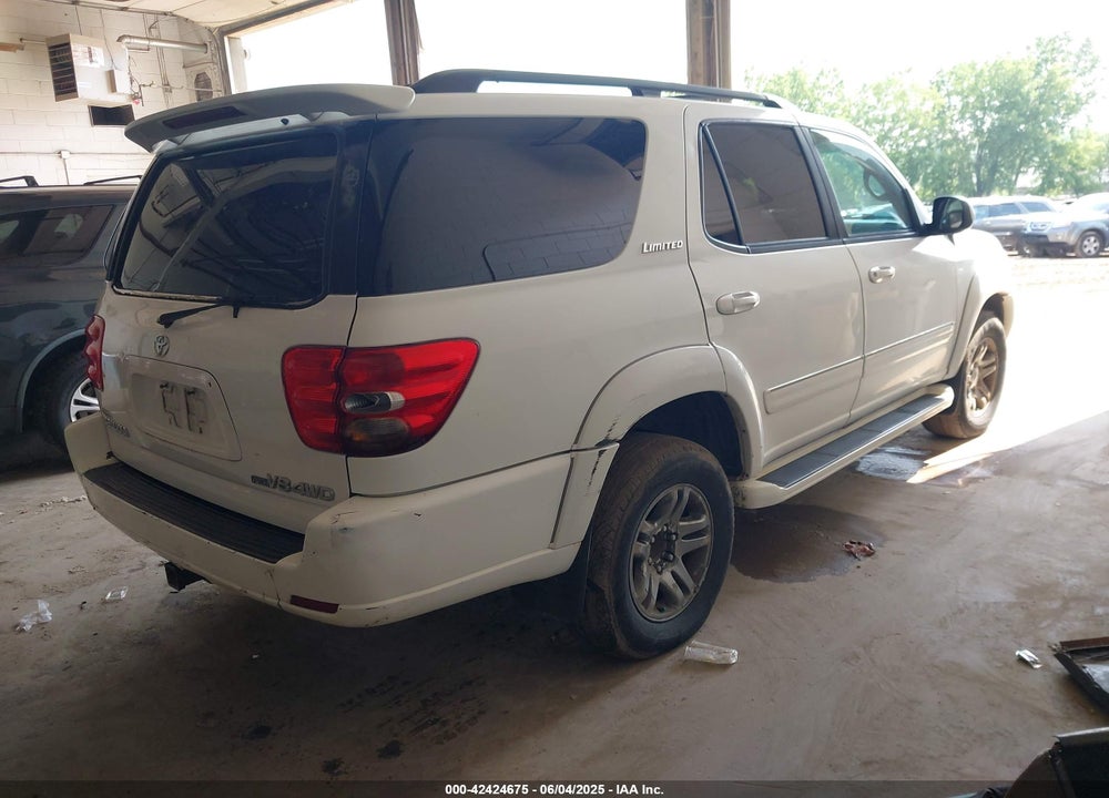 2004 TOYOTA SEQUOIA LIMITED VIN: 5TDBT48A84S214077