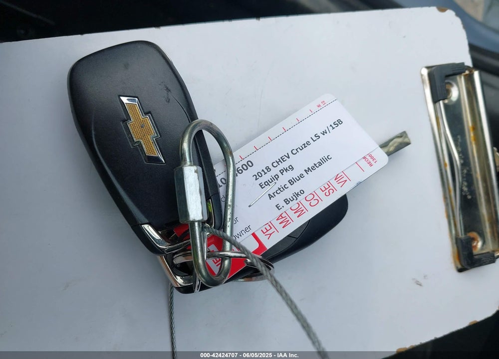 2018 CHEVROLET CRUZE VIN: 1G1BC5SM5J7206512