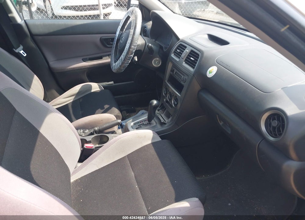 2007 SUBARU IMPREZA VIN: JF1GG61637H817481