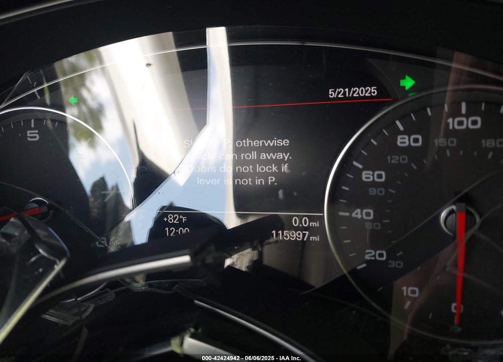 2012 AUDI A6 VIN: WAUHGAFC9CN055704