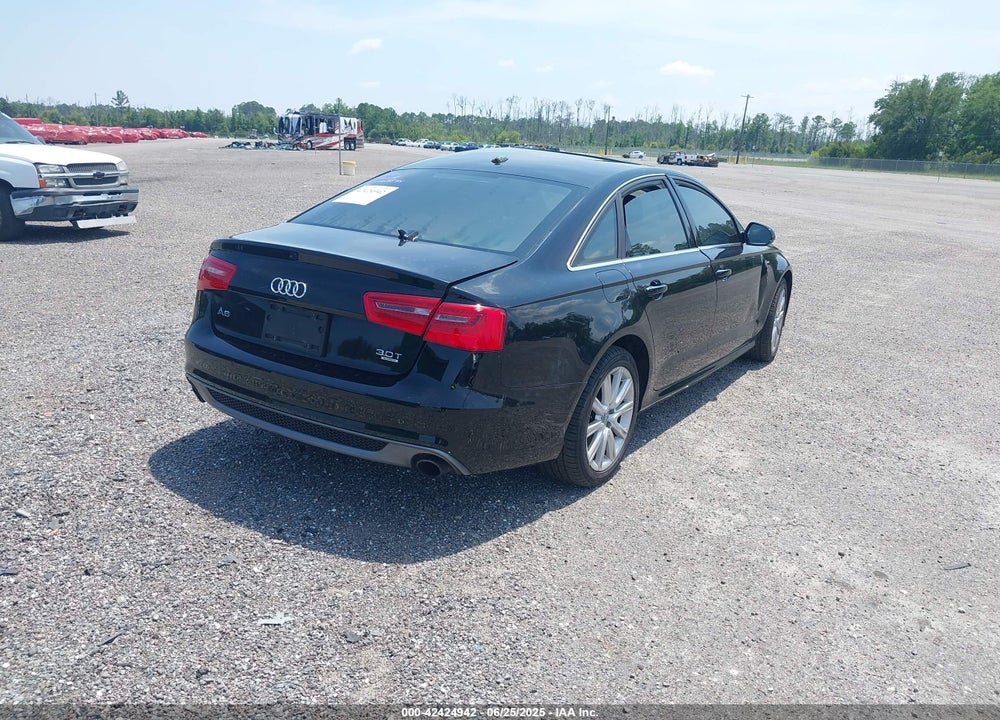 2012 AUDI A6 VIN: WAUHGAFC9CN055704