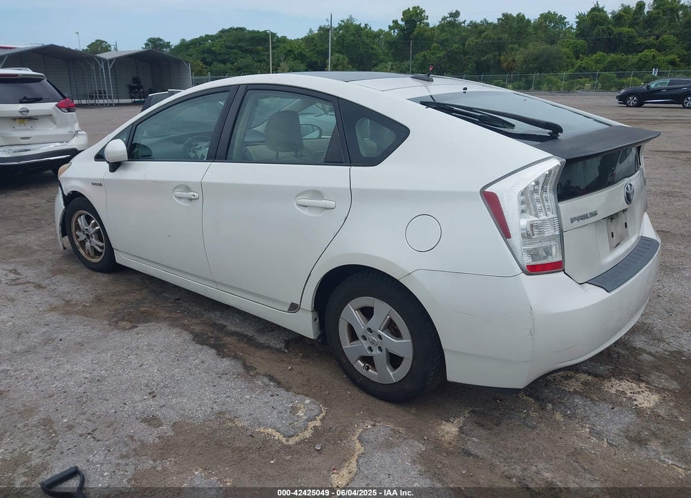 2011 TOYOTA PRIUS THREE VIN: JTDKN3DU5B5249781