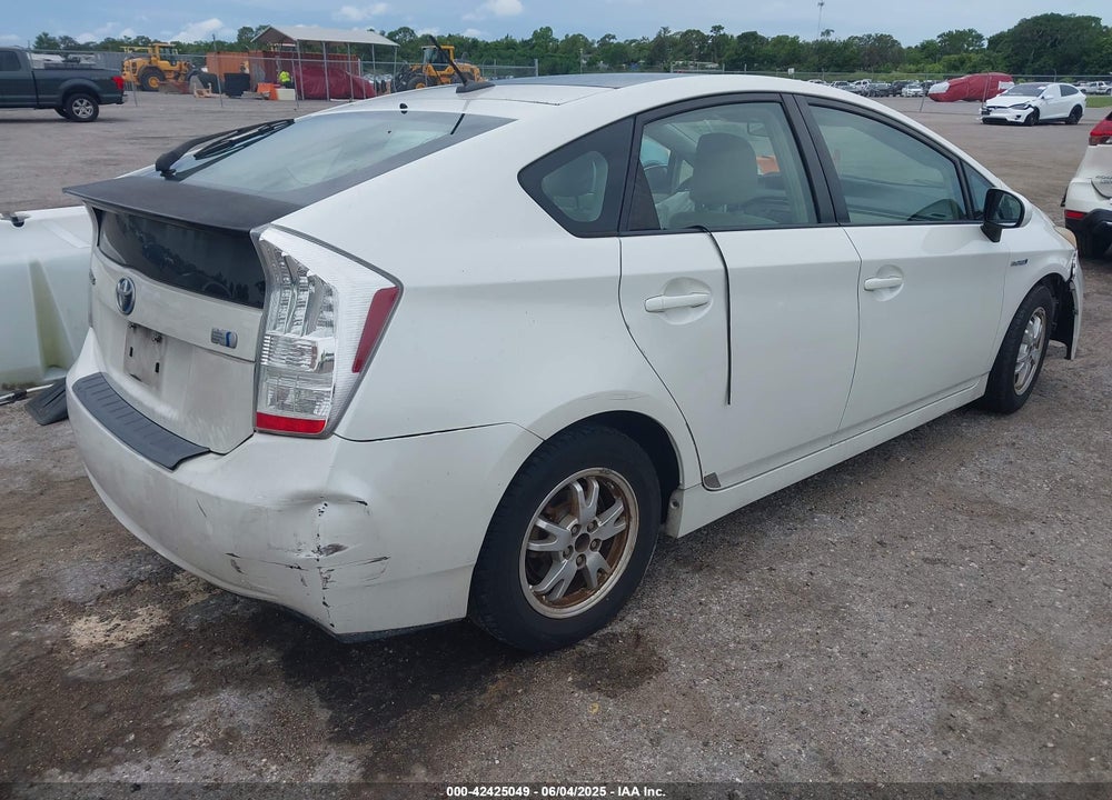 2011 TOYOTA PRIUS THREE VIN: JTDKN3DU5B5249781