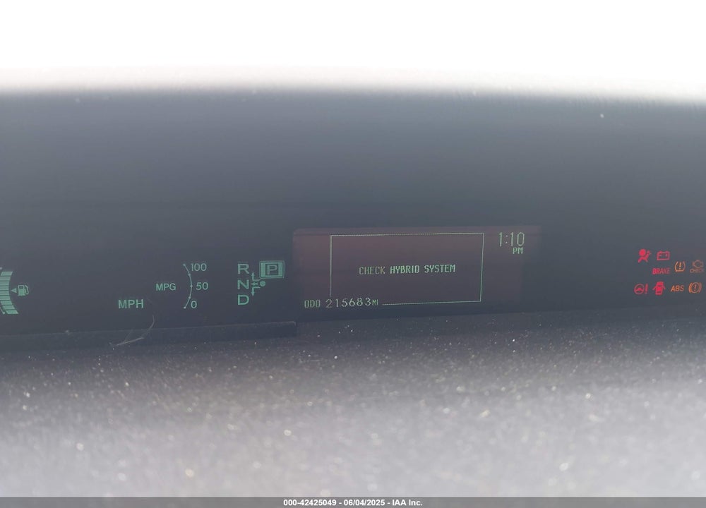 2011 TOYOTA PRIUS THREE VIN: JTDKN3DU5B5249781