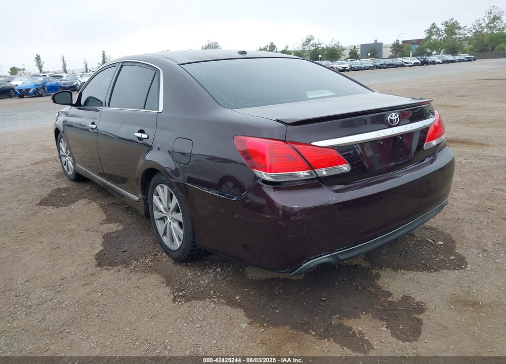 2011 TOYOTA AVALON VIN: 4T1BK3DB8BU408172