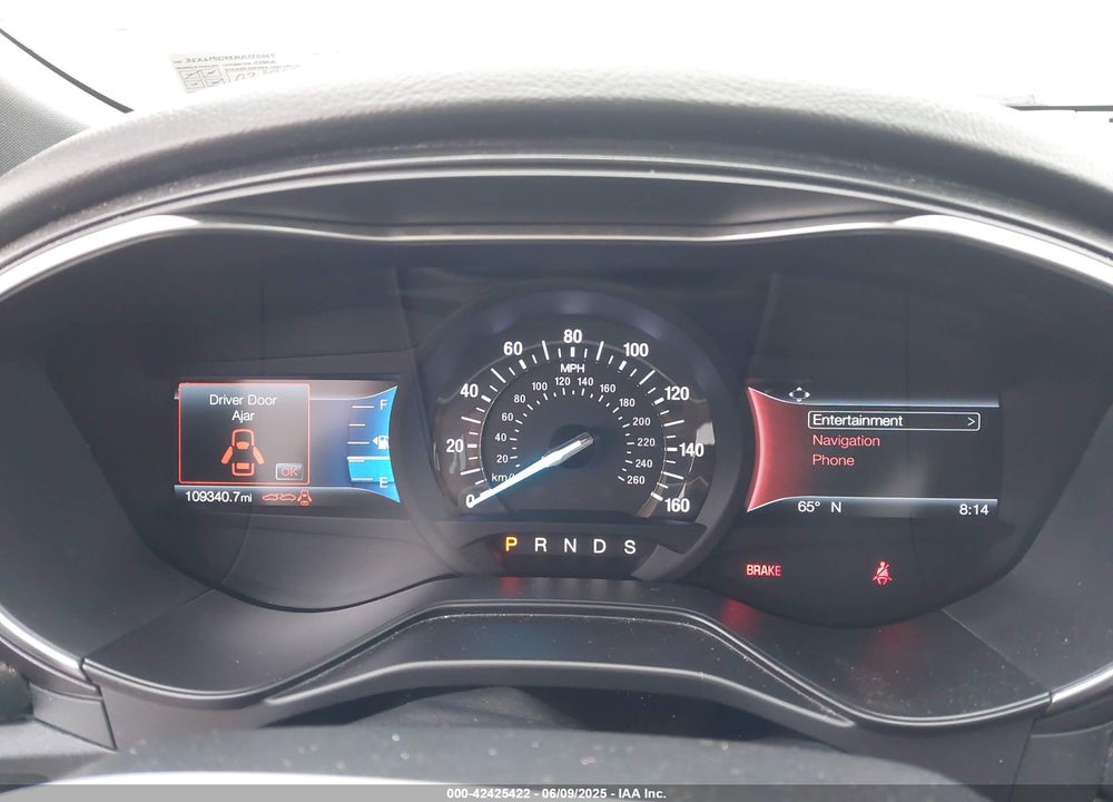 2019 FORD FUSION VIN: 3FA6P0D92KR125864