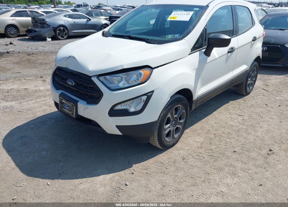 2018 FORD ECOSPORT S VIN: MAJ6P1SL1JC225956