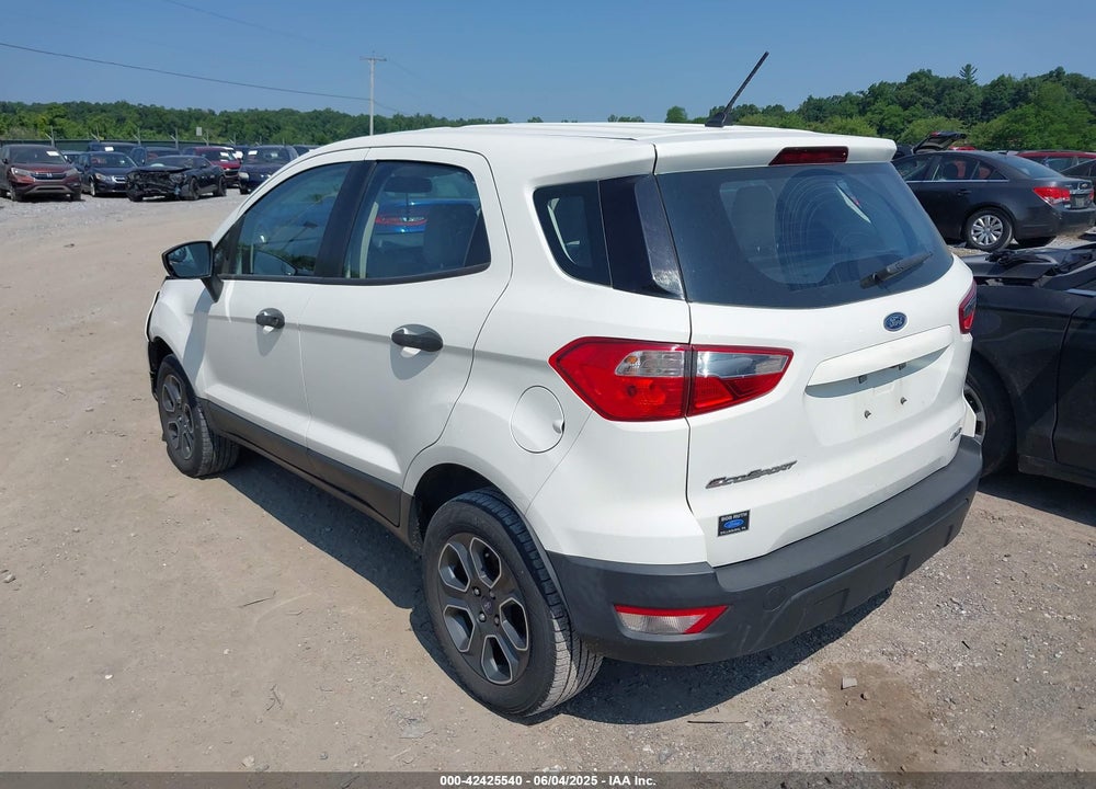 2018 FORD ECOSPORT S VIN: MAJ6P1SL1JC225956