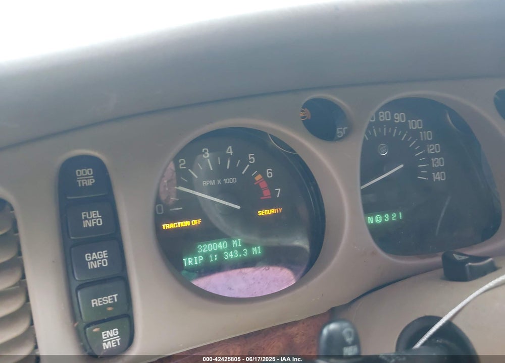 2002 BUICK LESABRE LIMITED VIN: 1G4HR54KX2U207360