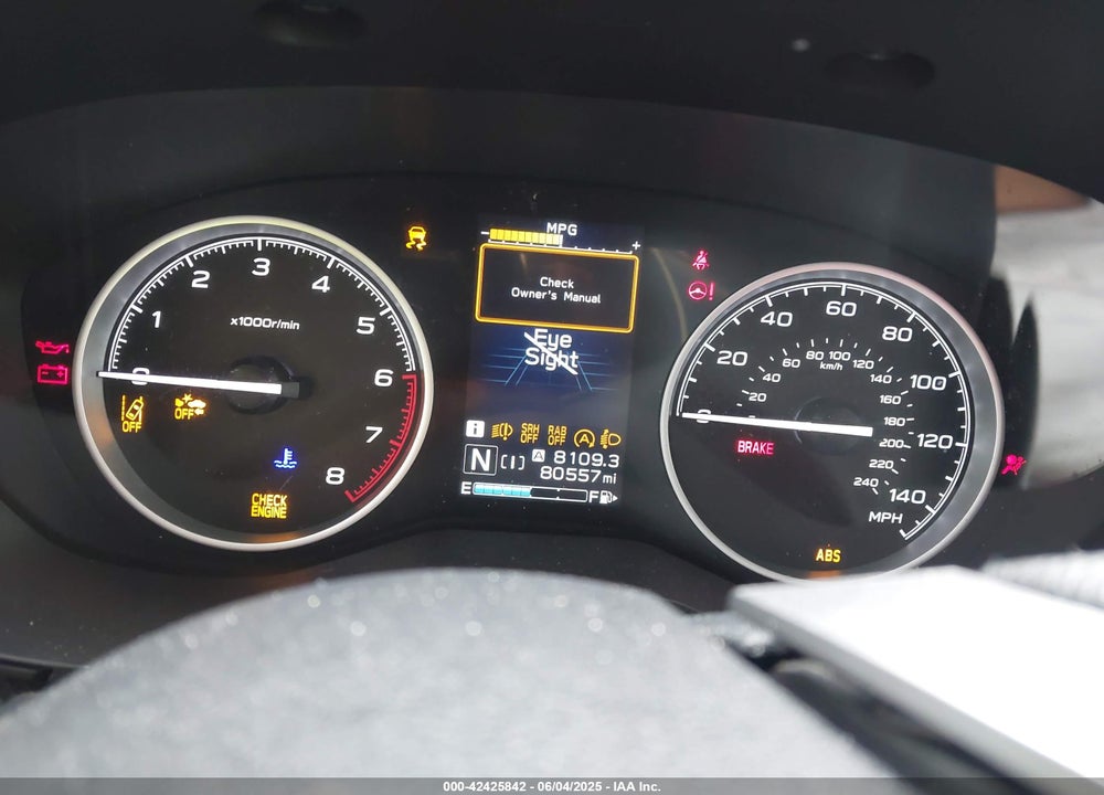 2020 SUBARU FORESTER VIN: JF2SKAUC7LH515341