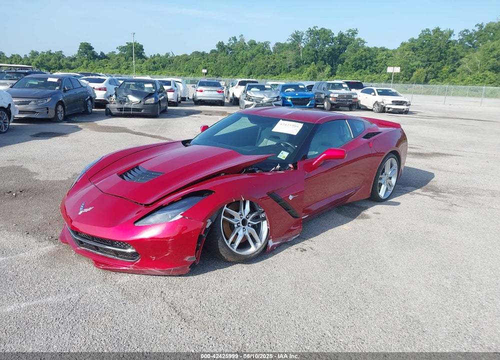 2014 CHEVROLET CORVETTE STINGRAY VIN: 1G1YH2D77E5126891