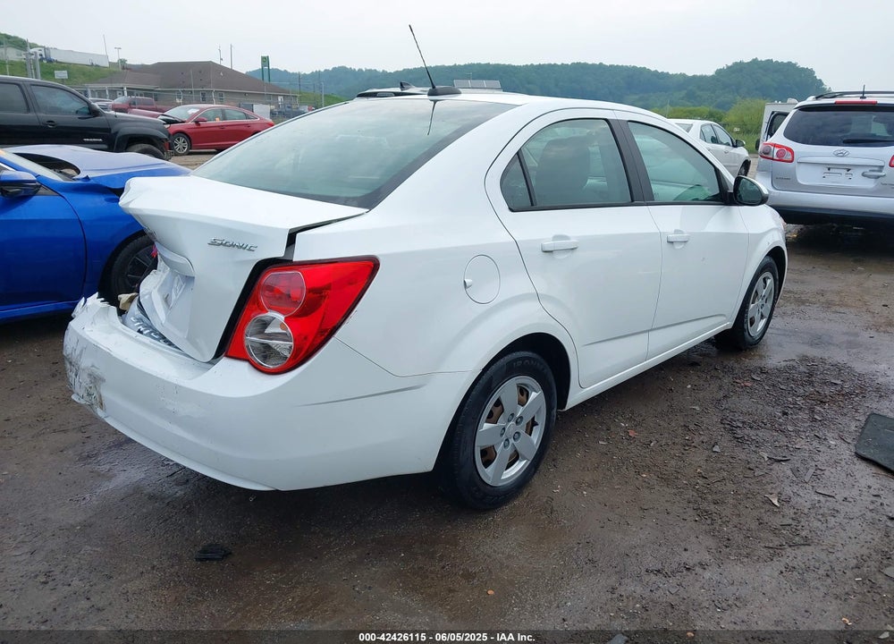 2016 CHEVROLET SONIC VIN: 1G1JA5SH0G4163826