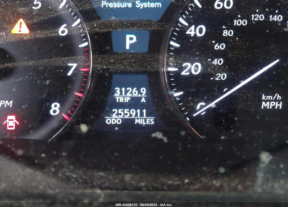 2007 LEXUS LS460 VIN: JTHBL46F775033849
