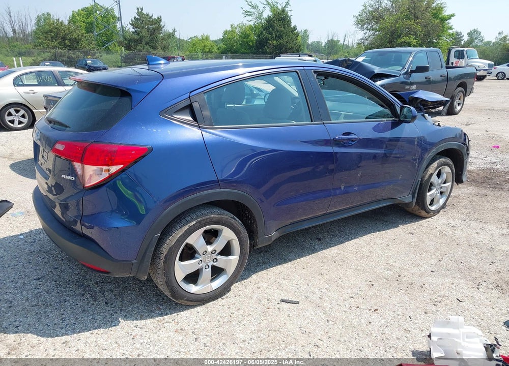 2016 HONDA HR-V VIN: 3CZRU6H37GM705716