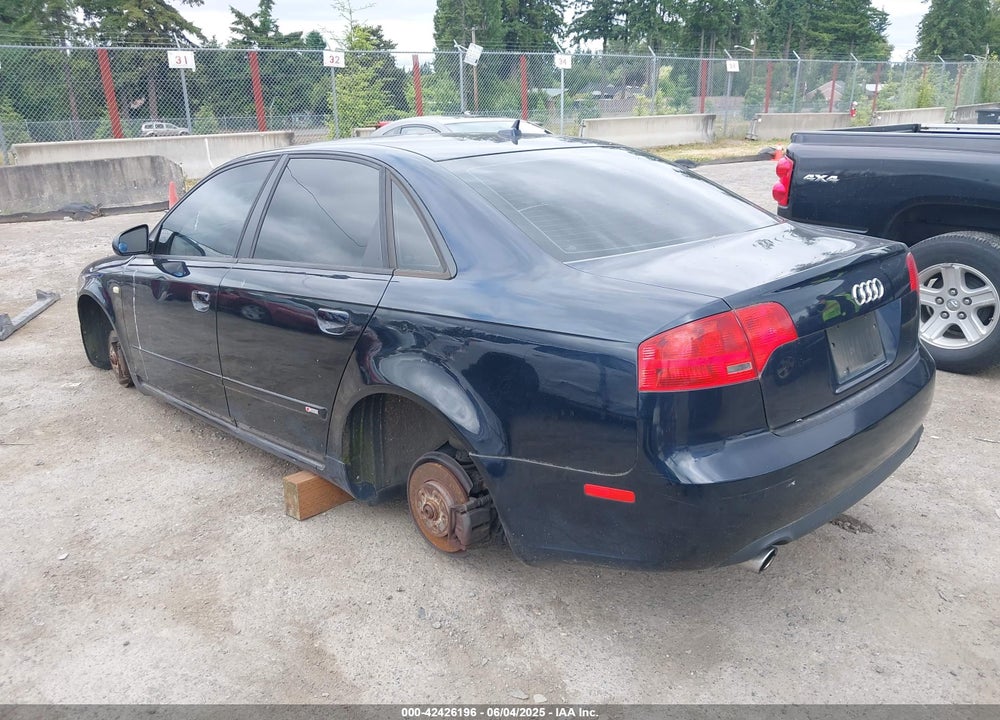 2007 AUDI A4 3.2 VIN: WAUEH78E57A062129