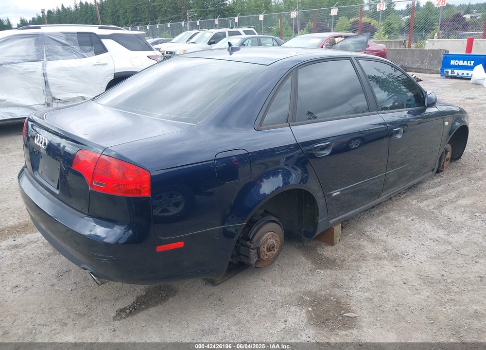 2007 AUDI A4 3.2 VIN: WAUEH78E57A062129