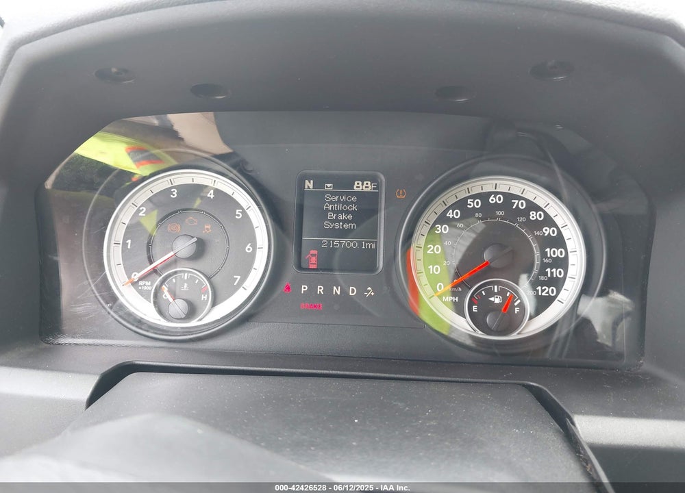 2013 RAM 1500 VIN: 1C6RR6GP5DS517492