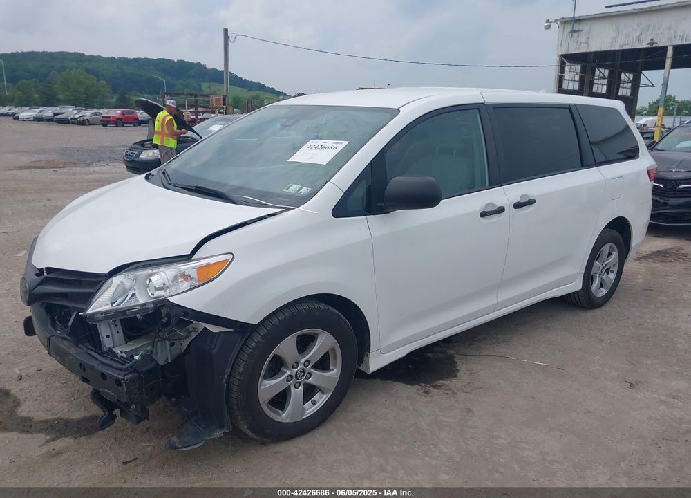 2019 TOYOTA SIENNA L 7 PASSENGER VIN: 5TDZZ3DC5KS980960