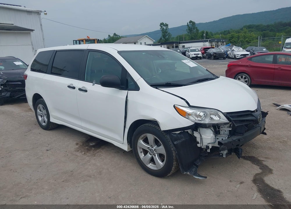 2019 TOYOTA SIENNA L 7 PASSENGER VIN: 5TDZZ3DC5KS980960