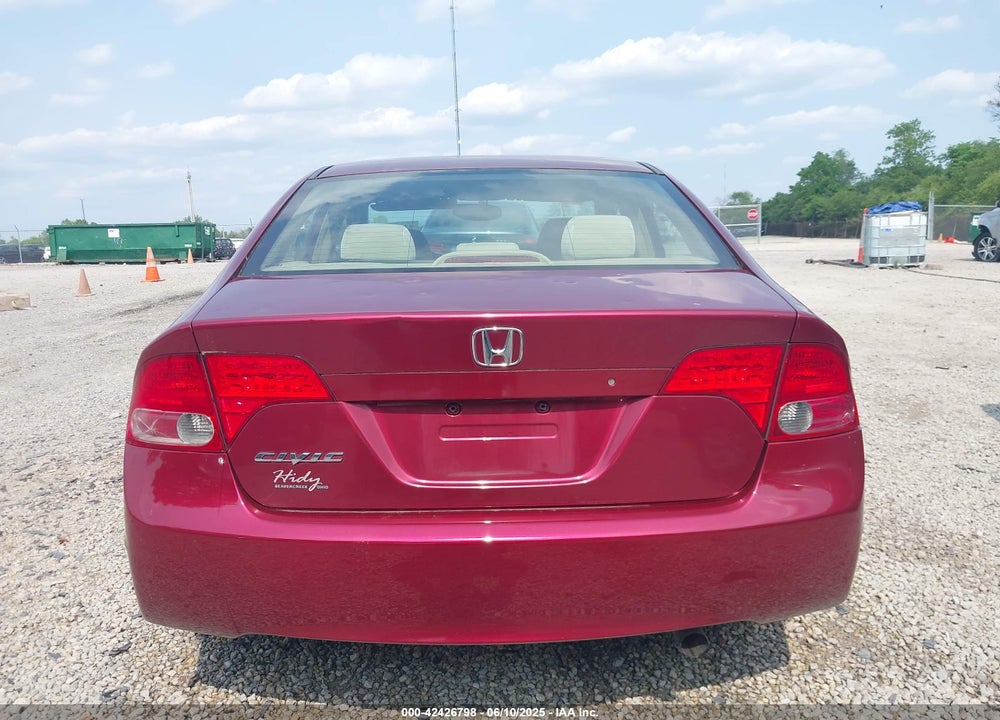 2008 HONDA CIVIC VIN: 1HGFA16598L108659