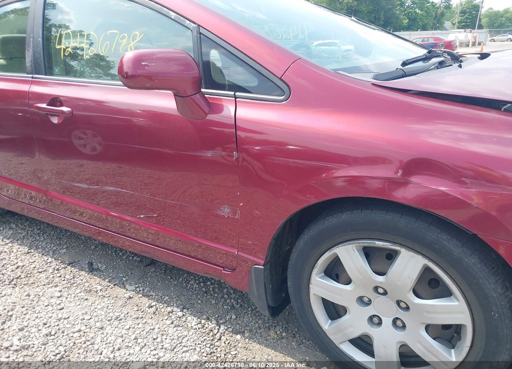 2008 HONDA CIVIC VIN: 1HGFA16598L108659