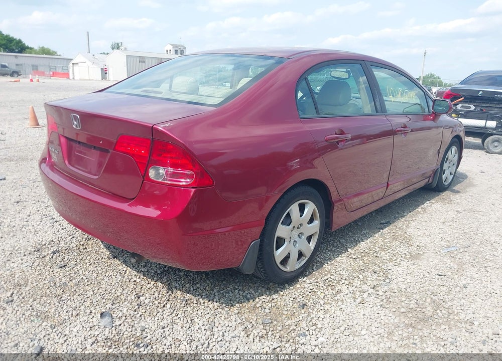 2008 HONDA CIVIC VIN: 1HGFA16598L108659