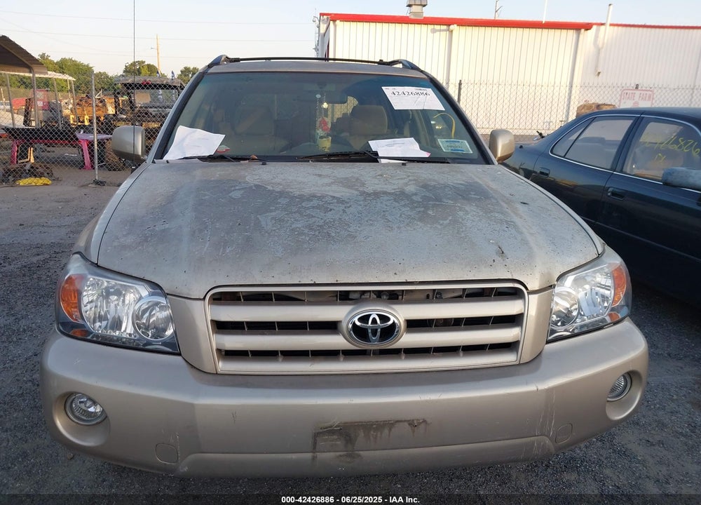 2005 TOYOTA HIGHLANDER V6 VIN: JTEDP21A950086928