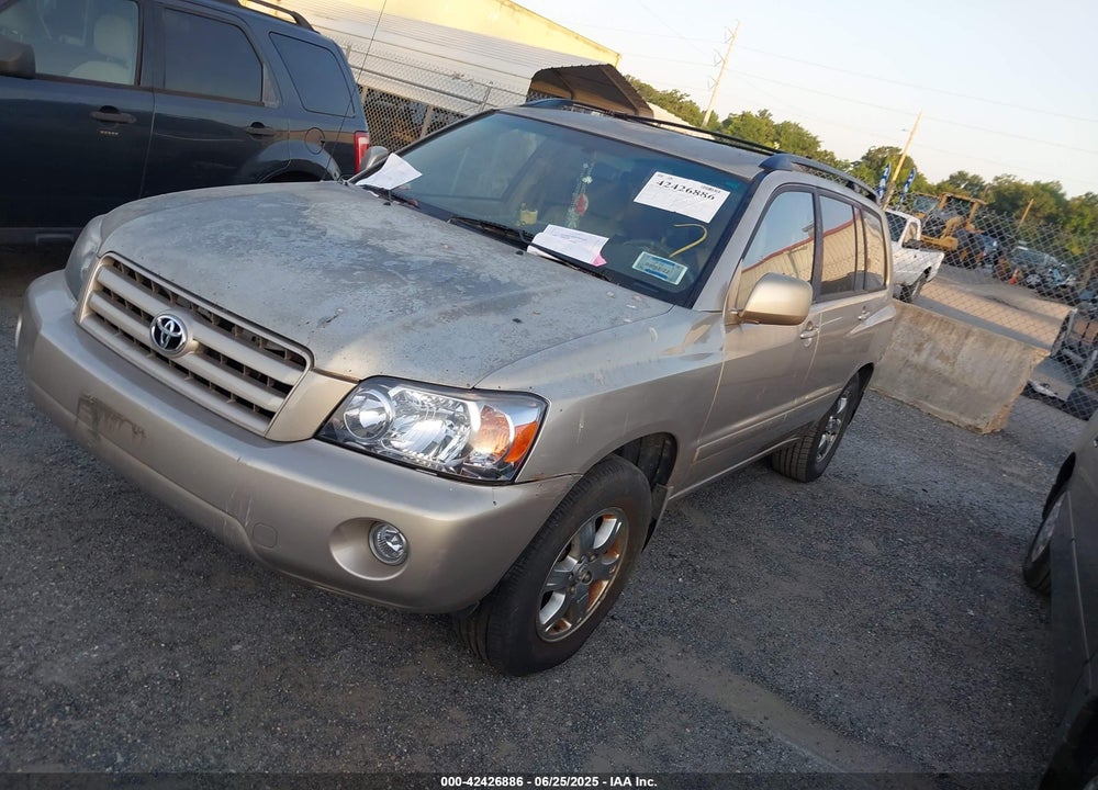 2005 TOYOTA HIGHLANDER V6 VIN: JTEDP21A950086928