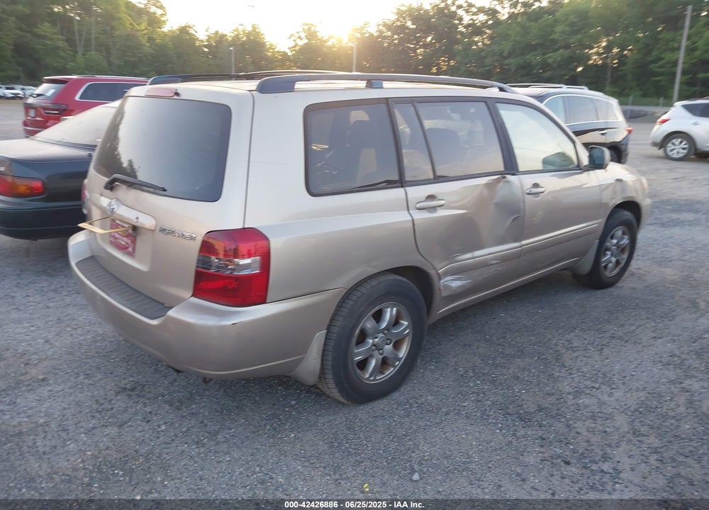 2005 TOYOTA HIGHLANDER V6 VIN: JTEDP21A950086928