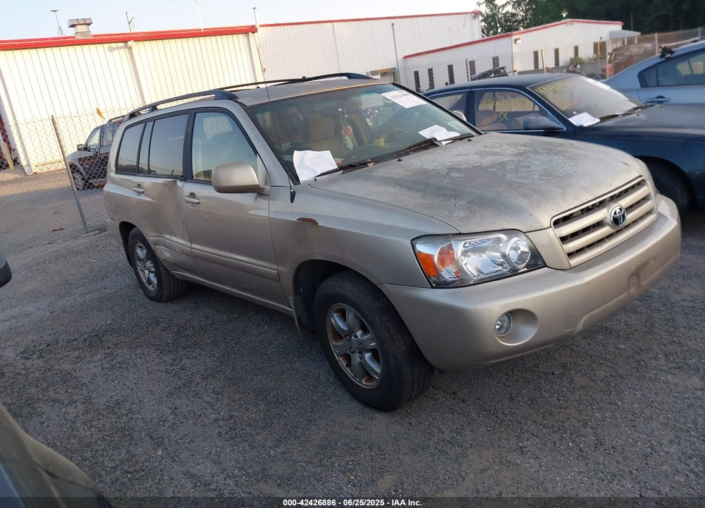 2005 TOYOTA HIGHLANDER V6 VIN: JTEDP21A950086928