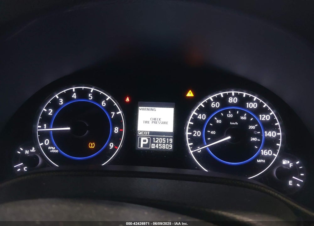 2012 INFINITI G37X VIN: JN1CV6AR6CM977755