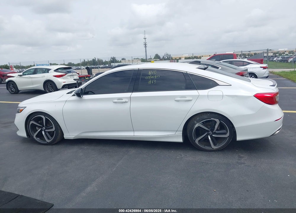 2021 HONDA ACCORD VIN: 1HGCV2F38MA023135