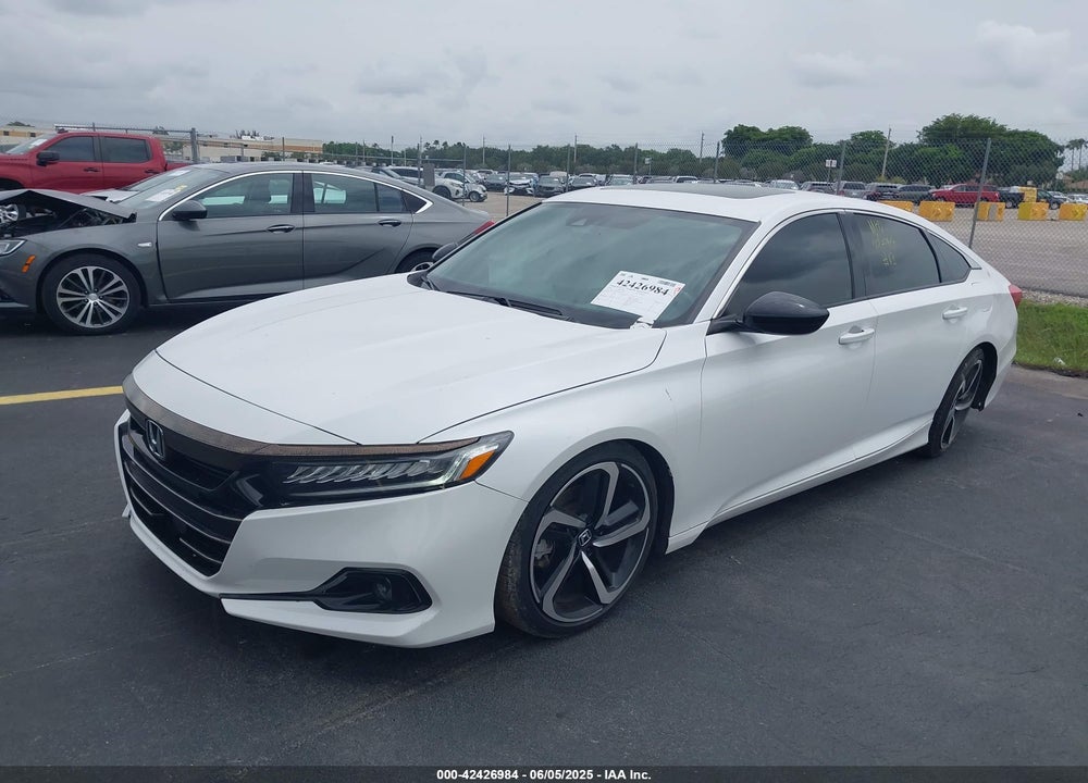 2021 HONDA ACCORD VIN: 1HGCV2F38MA023135