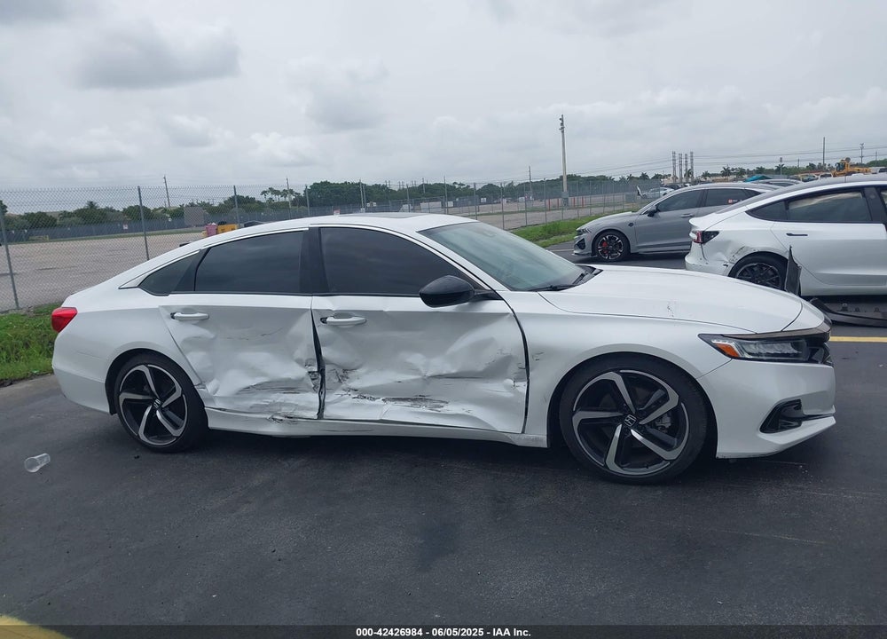 2021 HONDA ACCORD VIN: 1HGCV2F38MA023135