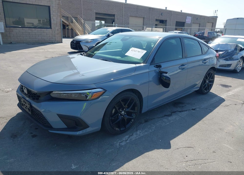 2022 HONDA CIVIC SPORT VIN: 19XFL2H89NE016249
