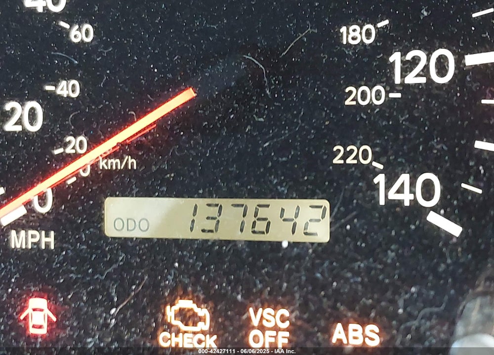 1999 LEXUS ES 300 VIN: JT8BF28G2X5053606