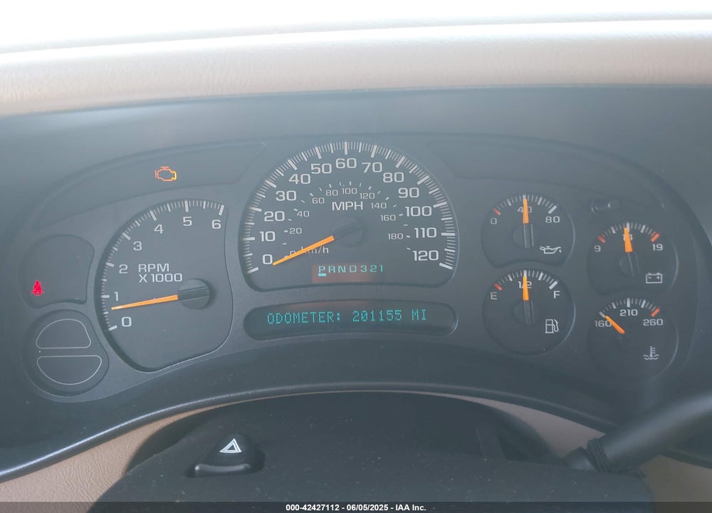 2003 CHEVROLET TAHOE Z71 VIN: 1GNEK13Z43R184723