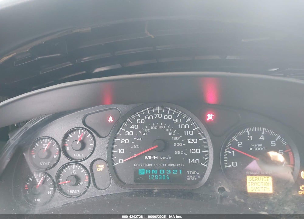 2003 CHEVROLET MONTE CARLO SS VIN: 2G1WX12K939259891