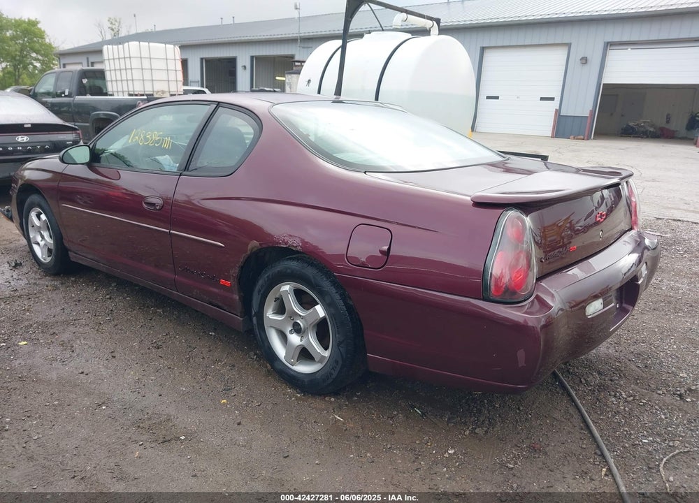 2003 CHEVROLET MONTE CARLO SS VIN: 2G1WX12K939259891