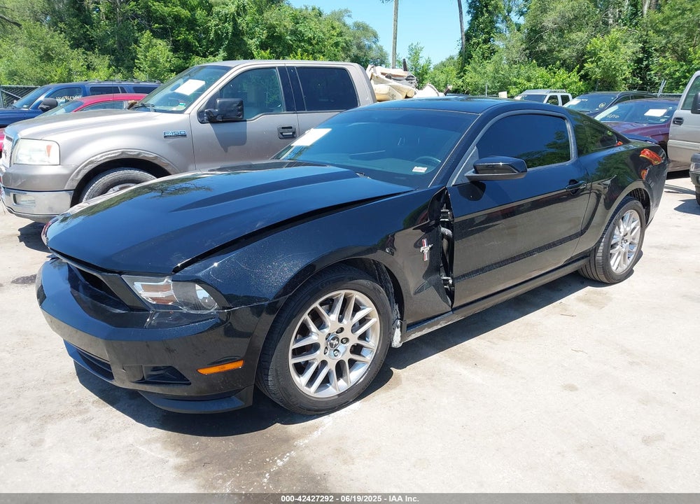 2012 FORD MUSTANG V6 PREMIUM VIN: 1ZVBP8AM3C5258893