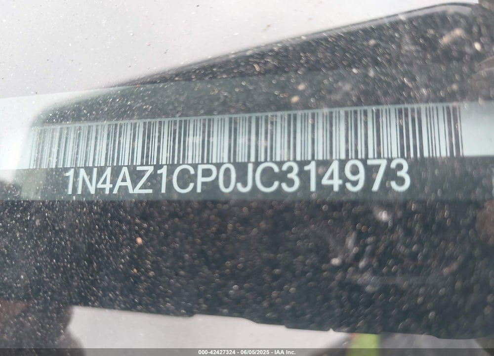 2018 NISSAN LEAF SL VIN: 1N4AZ1CP0JC314973